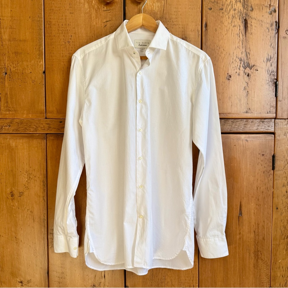 Ted Baker Endurance Men's White Dress Shirt, 15.5